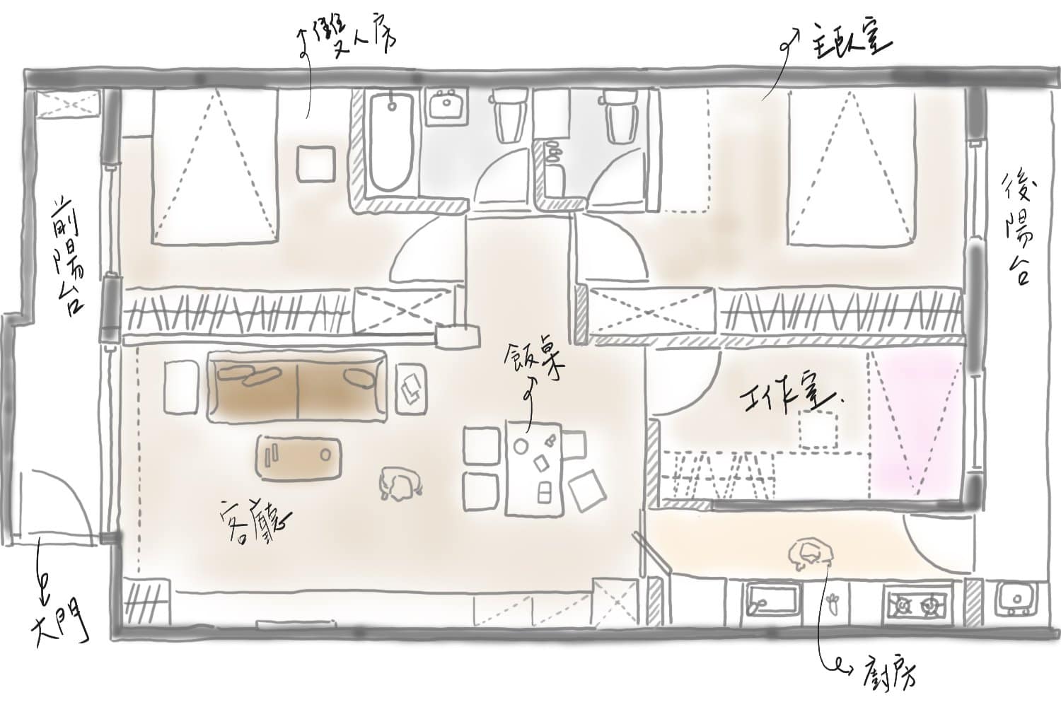 雙人床工作室